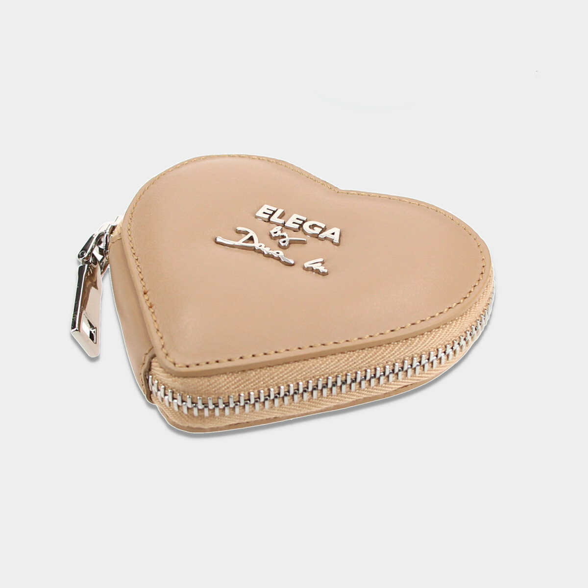 ELEGA by Dana M Peněženka na mince cappucino/stříbro