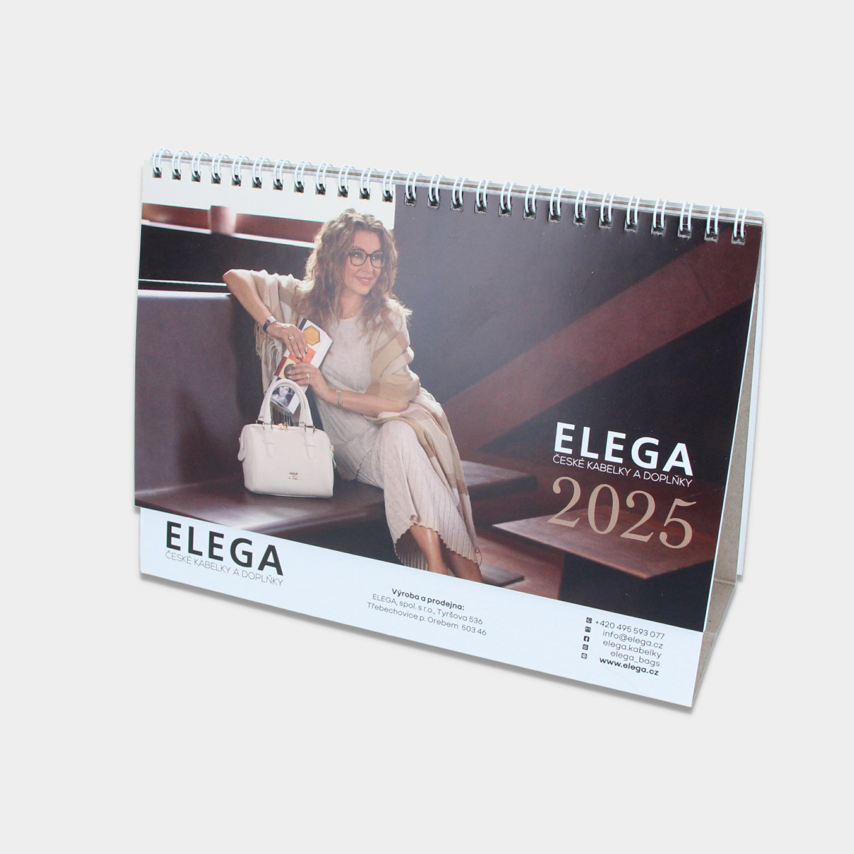 Stolní kalendář ELEGA 2025