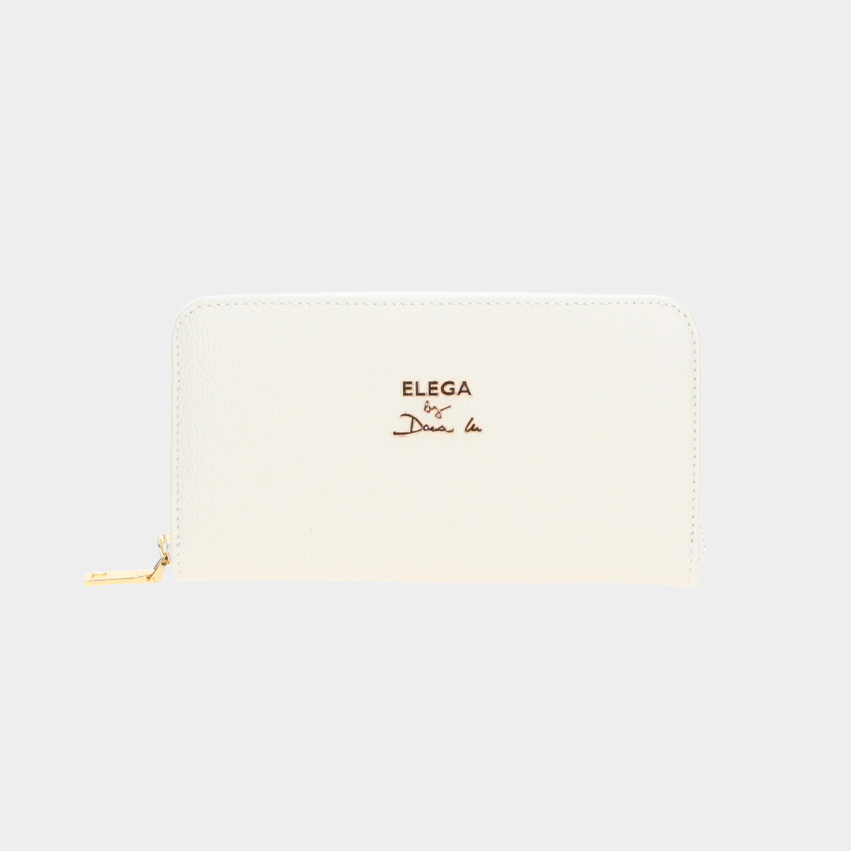 ELEGA by Dana M Velká zipová peněženka Louvre offwhite/zlato