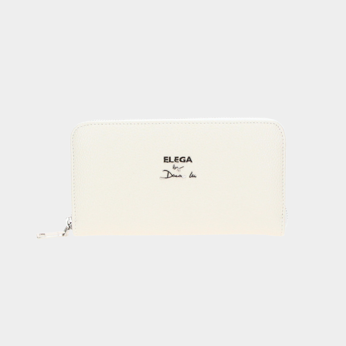 ELEGA by Dana M Velká zipová peněženka Louvre offwhite/stříbro