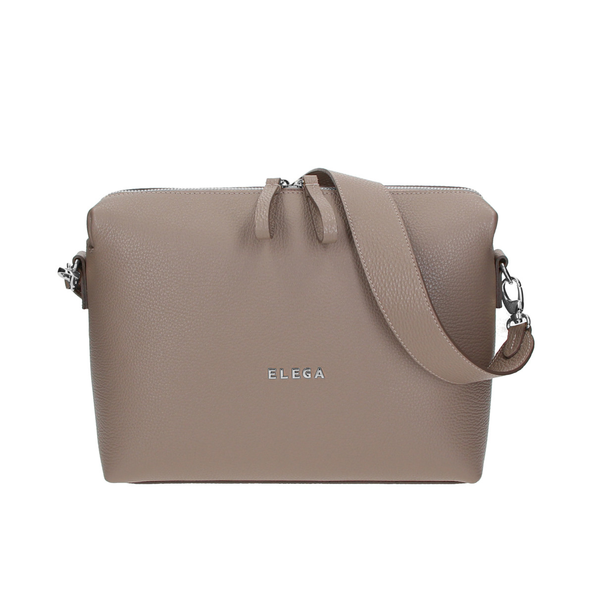 ELEGA Kabelka na rameno Hills taupe/stříbro