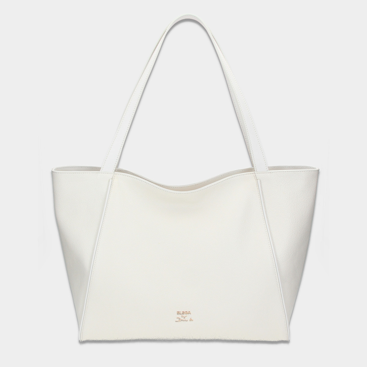 ELEGA by Dana M Velká shopper se zipem Louvre offwhite/stříbro