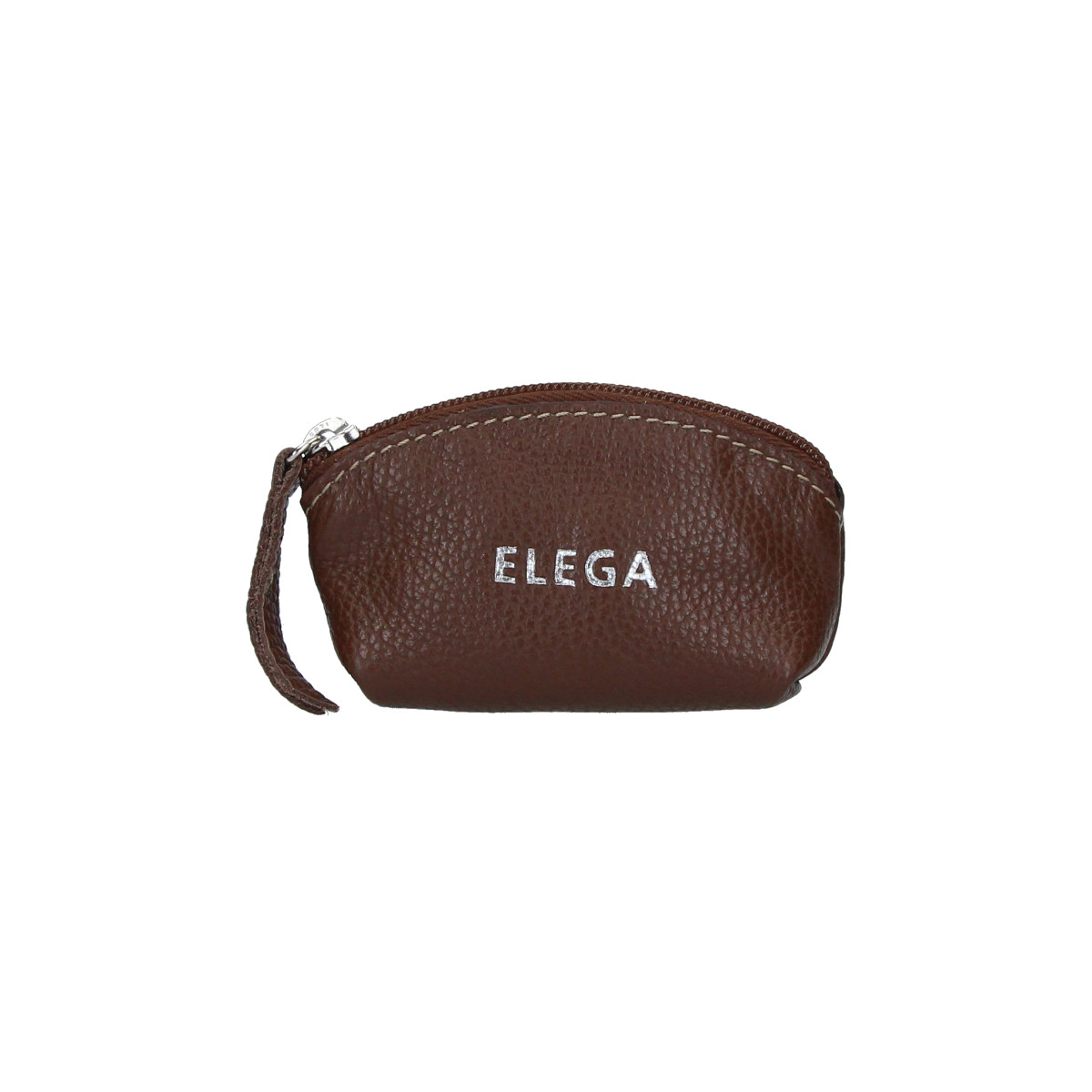 ELEGA Klíčenka zipová Mobi hnědá