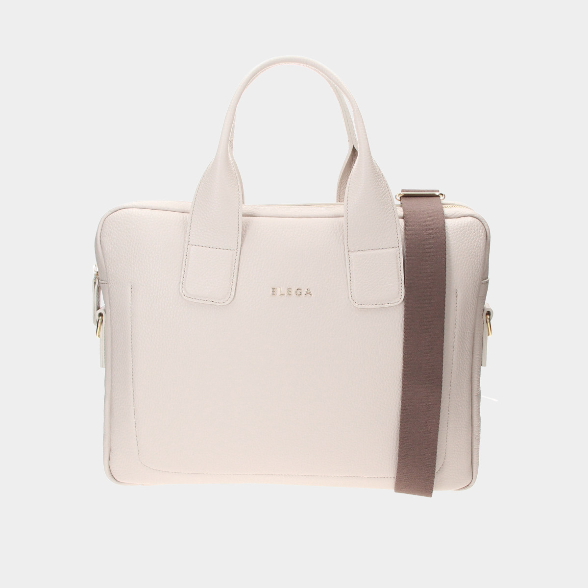 ELEGA Aktovka na notebook Brody smetanová/zlato