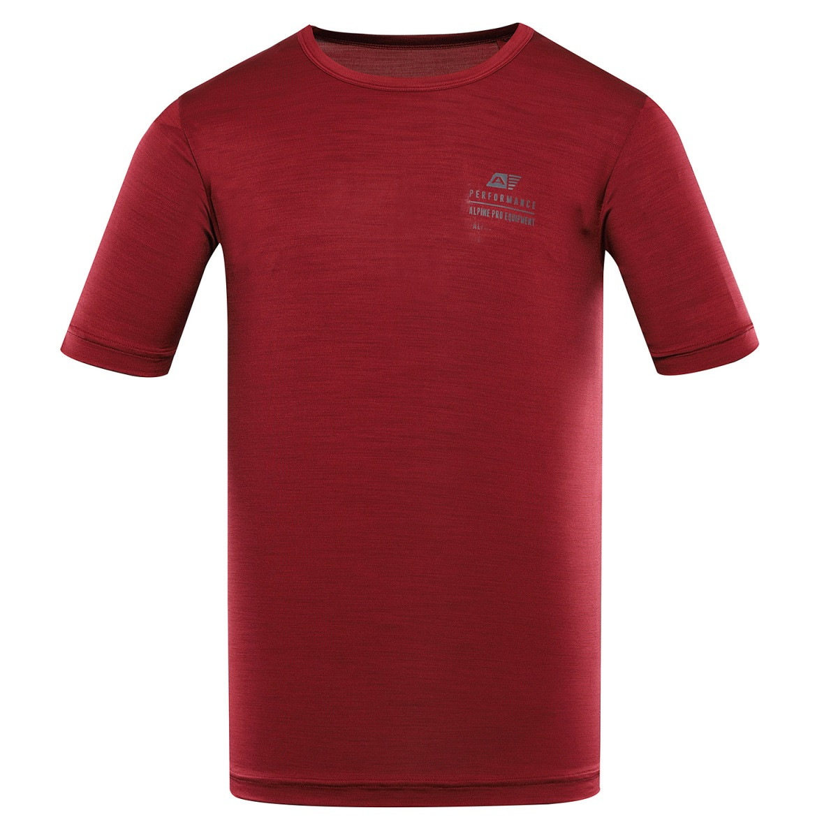 Pánské rychleschnoucí triko s cool dry alpine pro basik červená s