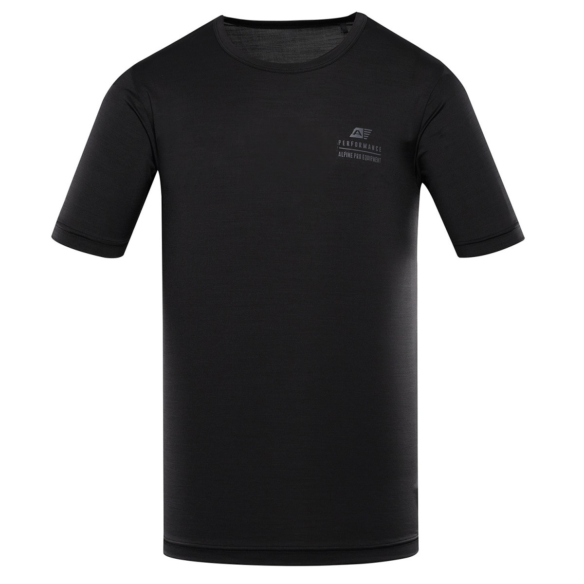 Pánské rychleschnoucí triko s cool dry alpine pro basik černá xxl