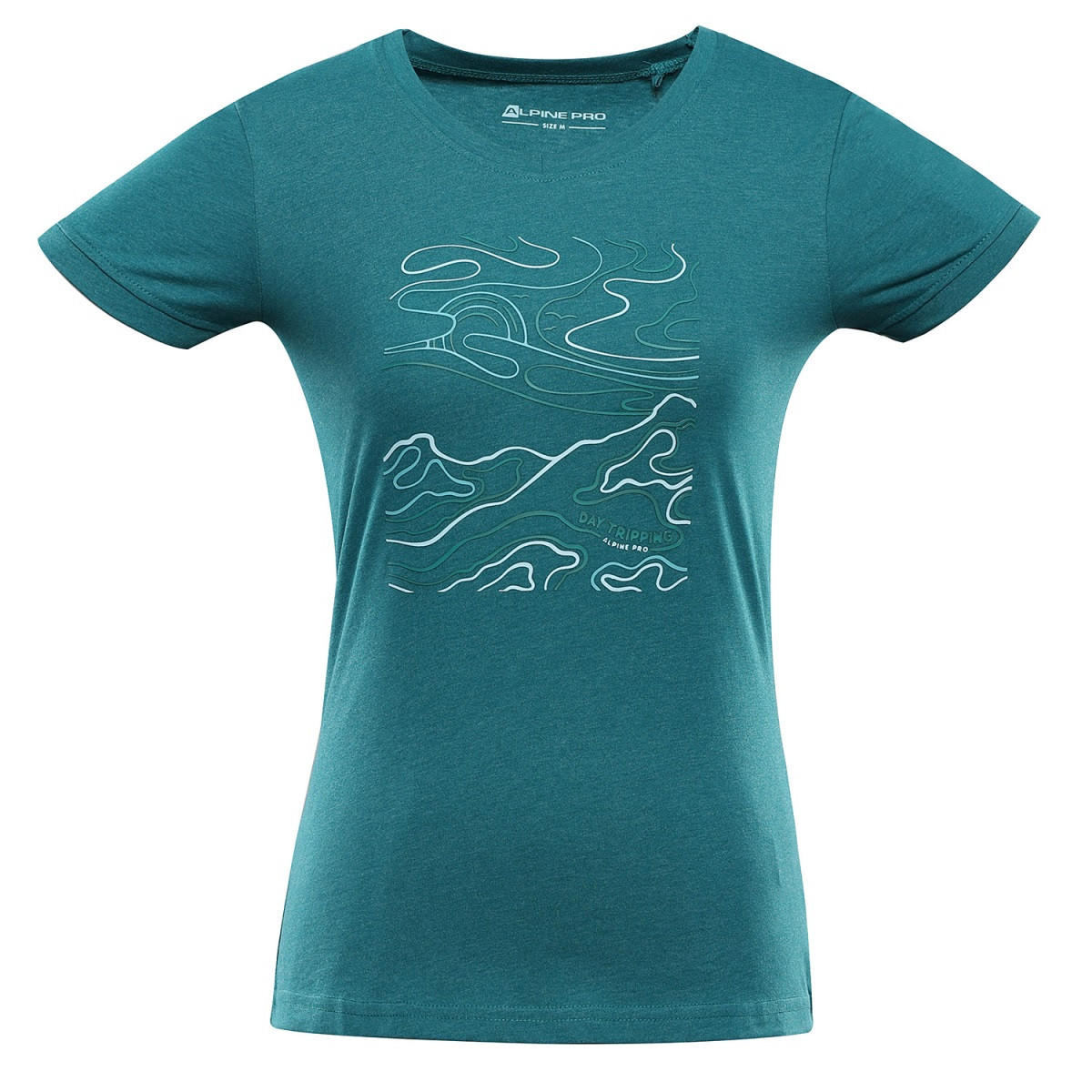 Dámské rychloschnoucí triko s cool dry alpine pro nega 2 tyrkysová xs