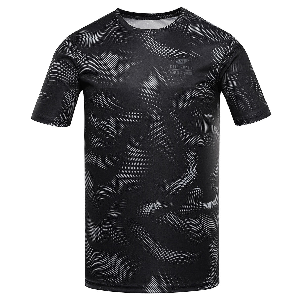 Pánské rychleschnoucí triko s cool dry alpine pro quatr černá xs