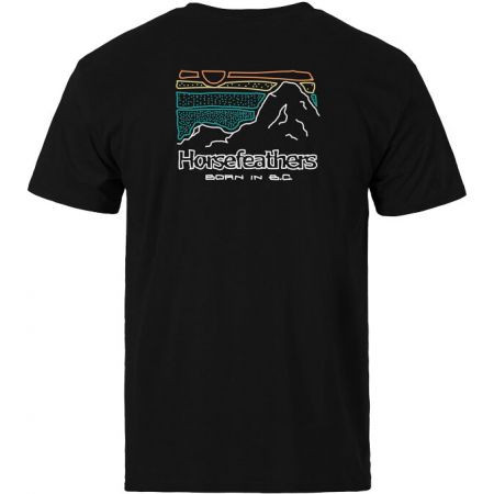 Triko Horsefeathers Diary - Černá - L