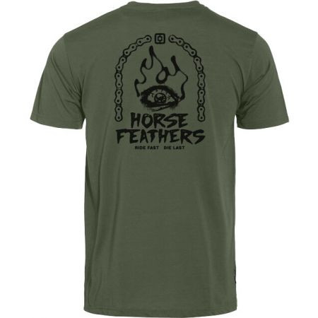 Triko Horsefeathers Reckless Tech - Zelená - L