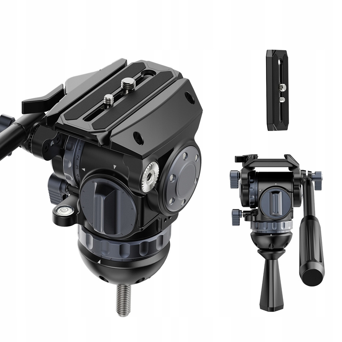 Profesionální hlava Heavy Duty Video Ulanzi T045 360 Olejová 75 mm 10 kg