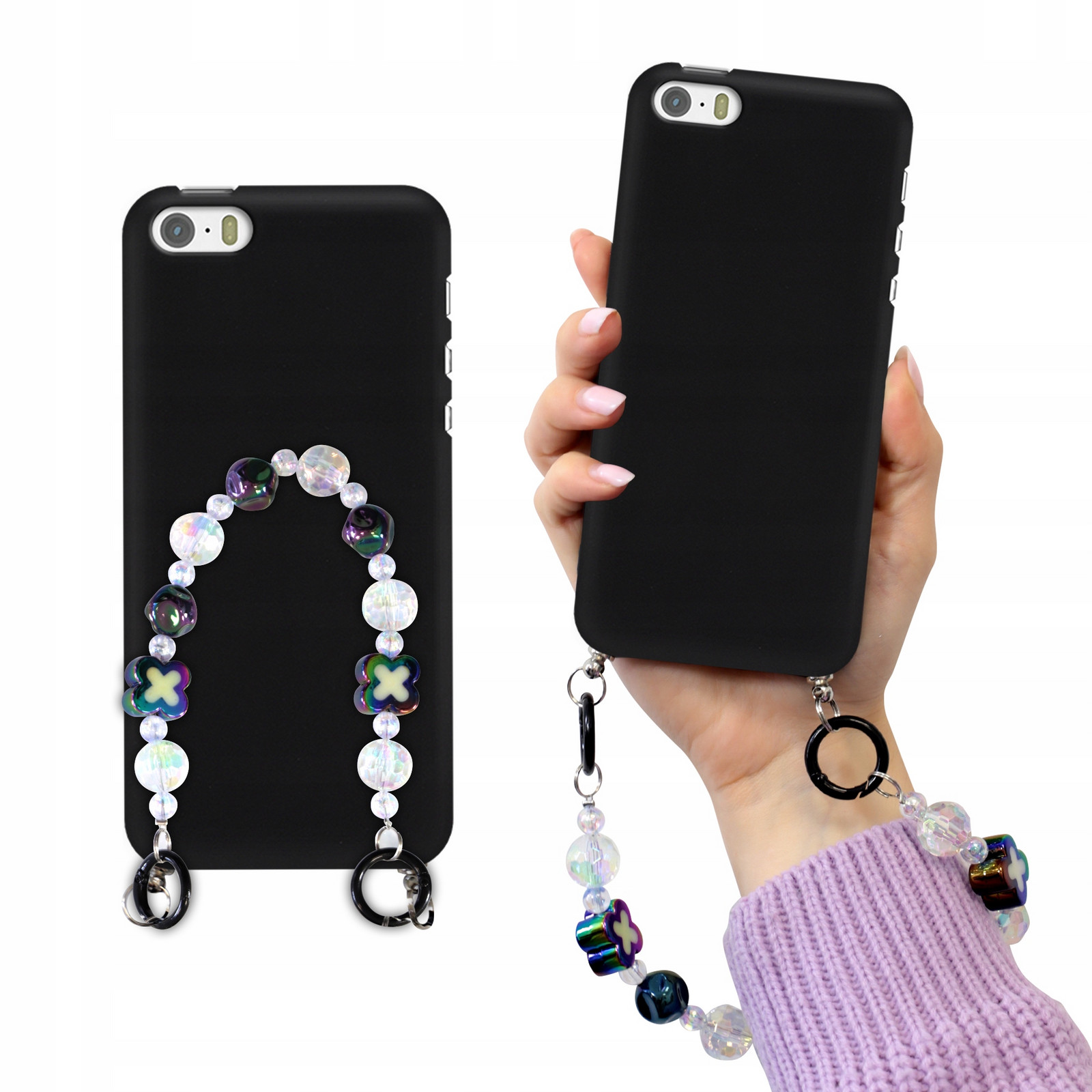 Pouzdro Matné Černé Pro Iphone 5G Blink Korále Holo