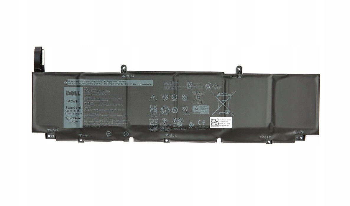 Dell Xps 9700 9710 9720 9730 Type XG4K6 97WH Nová Originální Baterie 2025