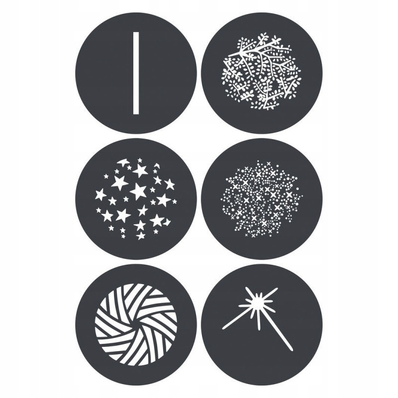 Godox GP-GS3 (Gobo Set 6 kusů) pro systém G-Mount