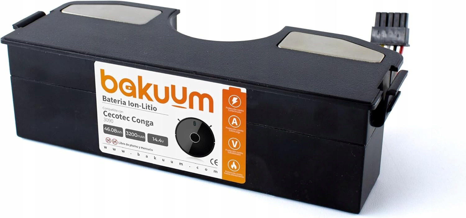 Akumulátor 14,4 V 3200 mAh pro robotický vysavač Cecotec Conga 3090