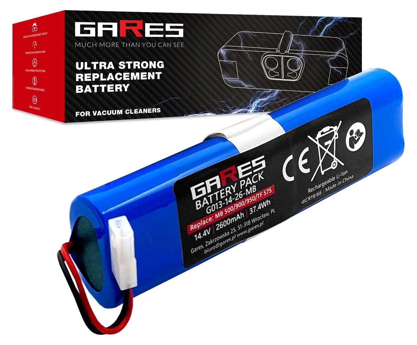 Baterie Akumulátor pro Tefal Xplorer Serie 75 14,4V 14,8V 2,6Ah