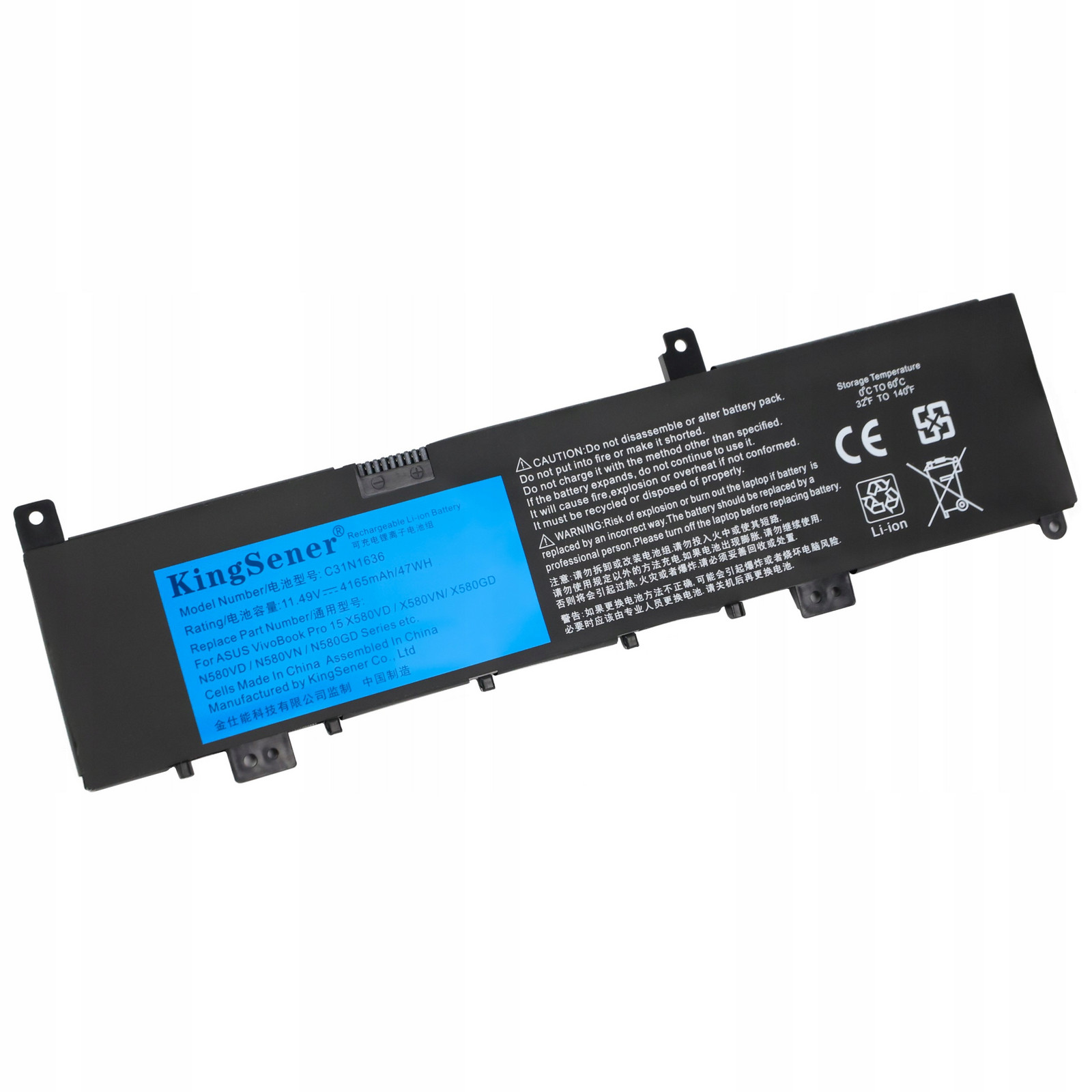 Baterie Pro Asus Vivabook C31N1636 11,49V 47Wh 4165mAh