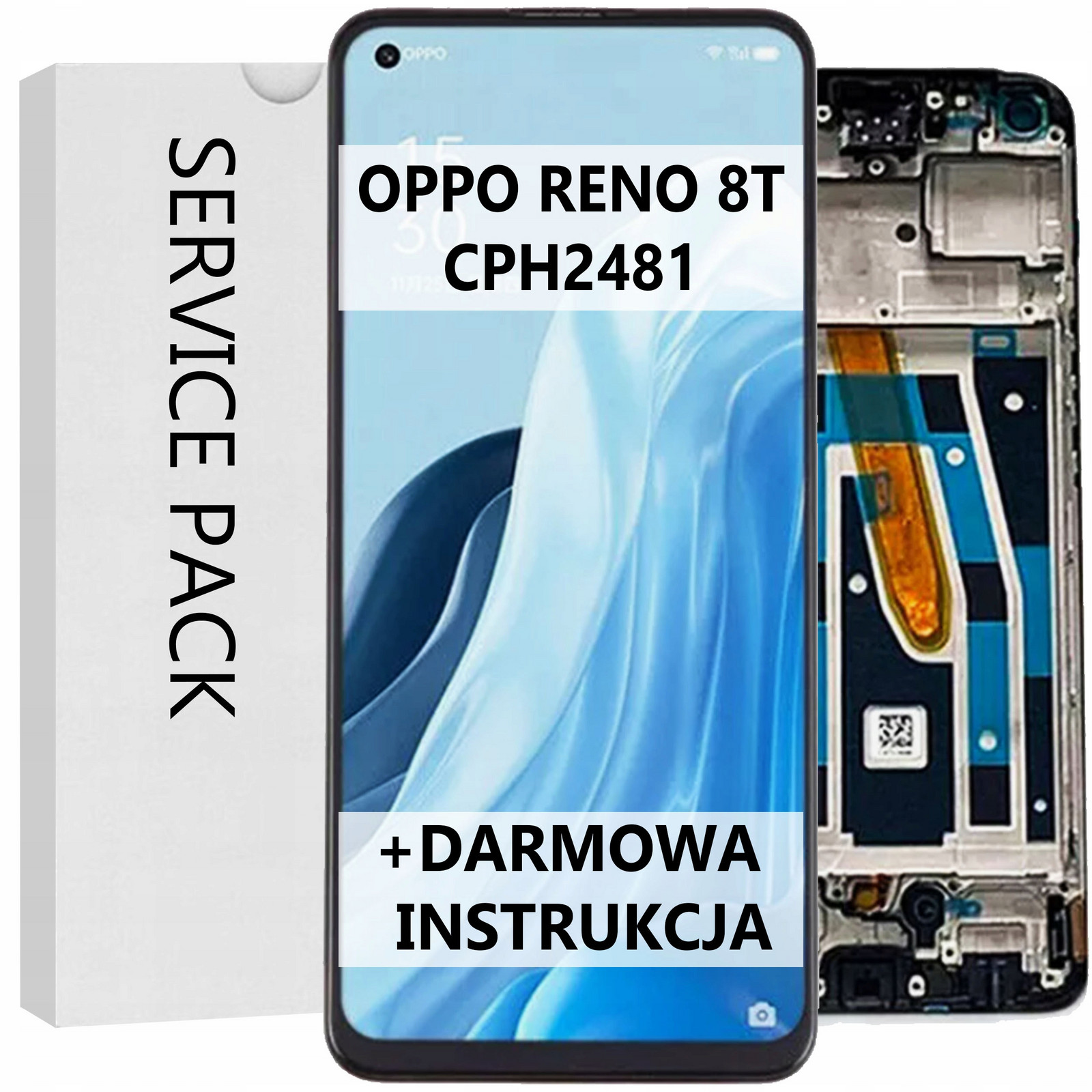 Service Pack Displej Pro Oppo Reno 8T CPH2481 Rámeček