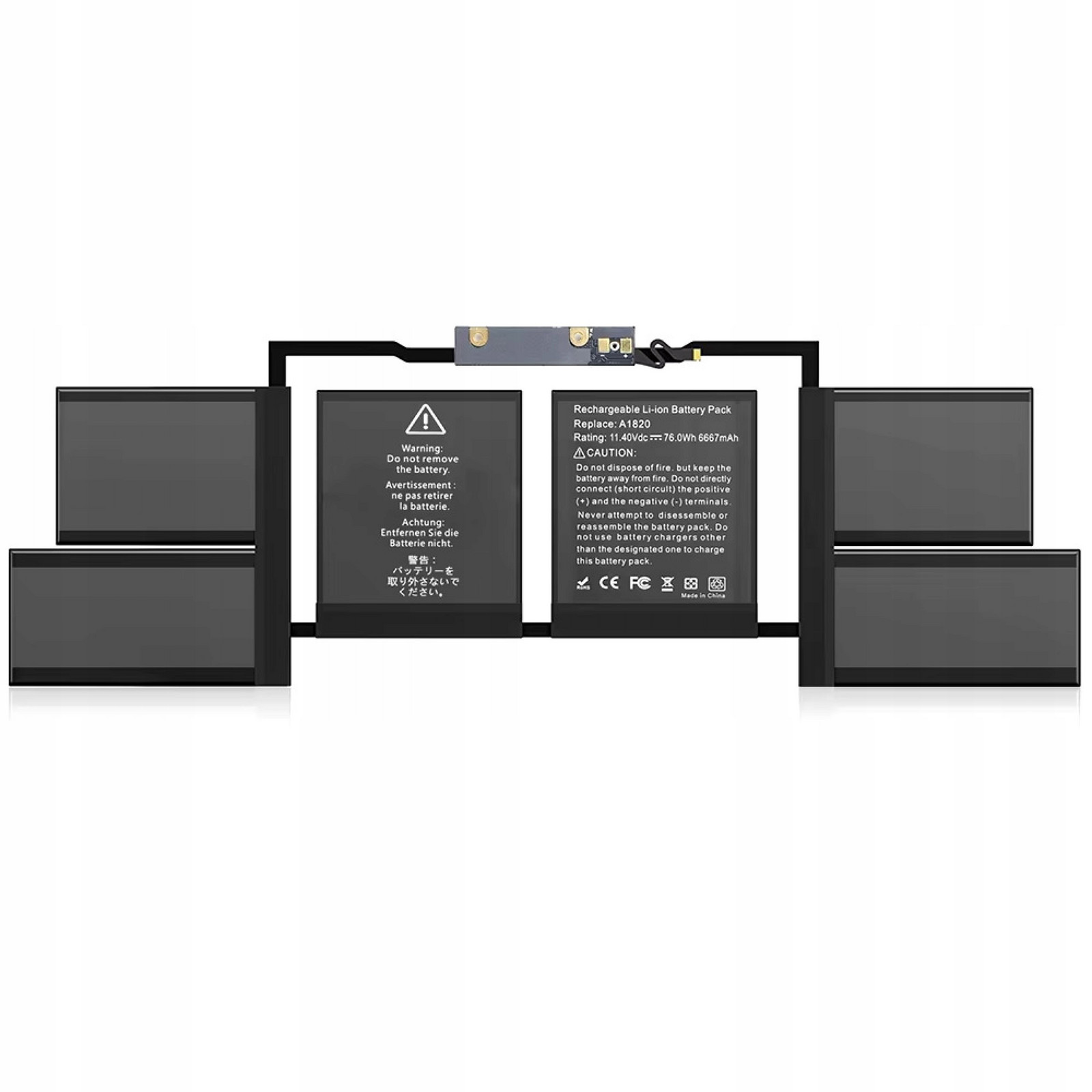 Akumulátor pro Apple Macbook Pro A1820 A1707 2016 2017 Series Hq