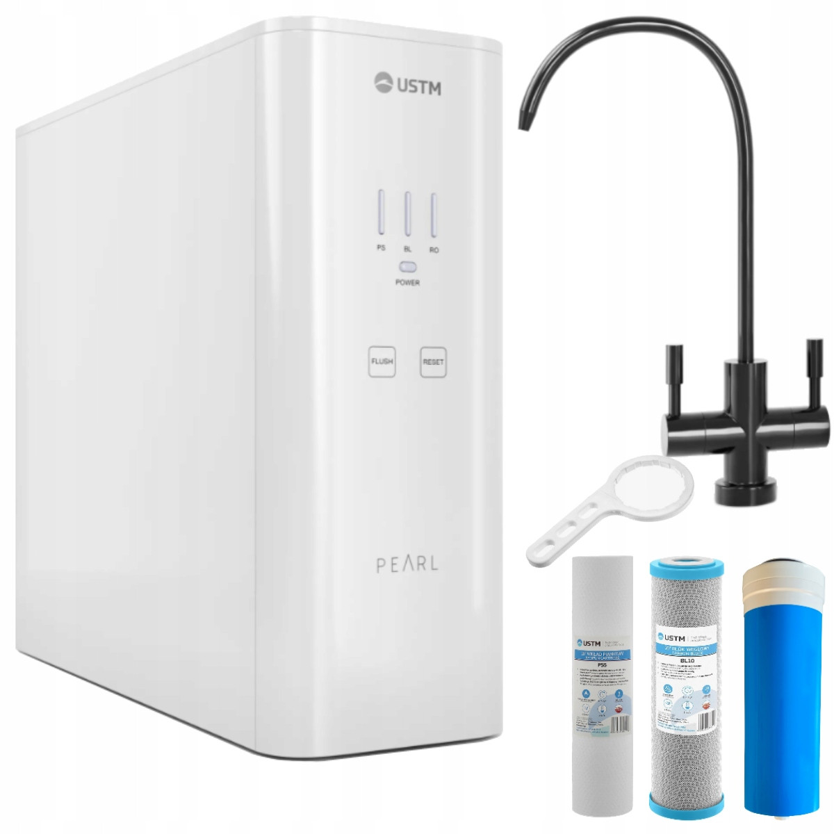 Filtr reverzní osmózy Ro Pearl Black Style černá matná výlevka