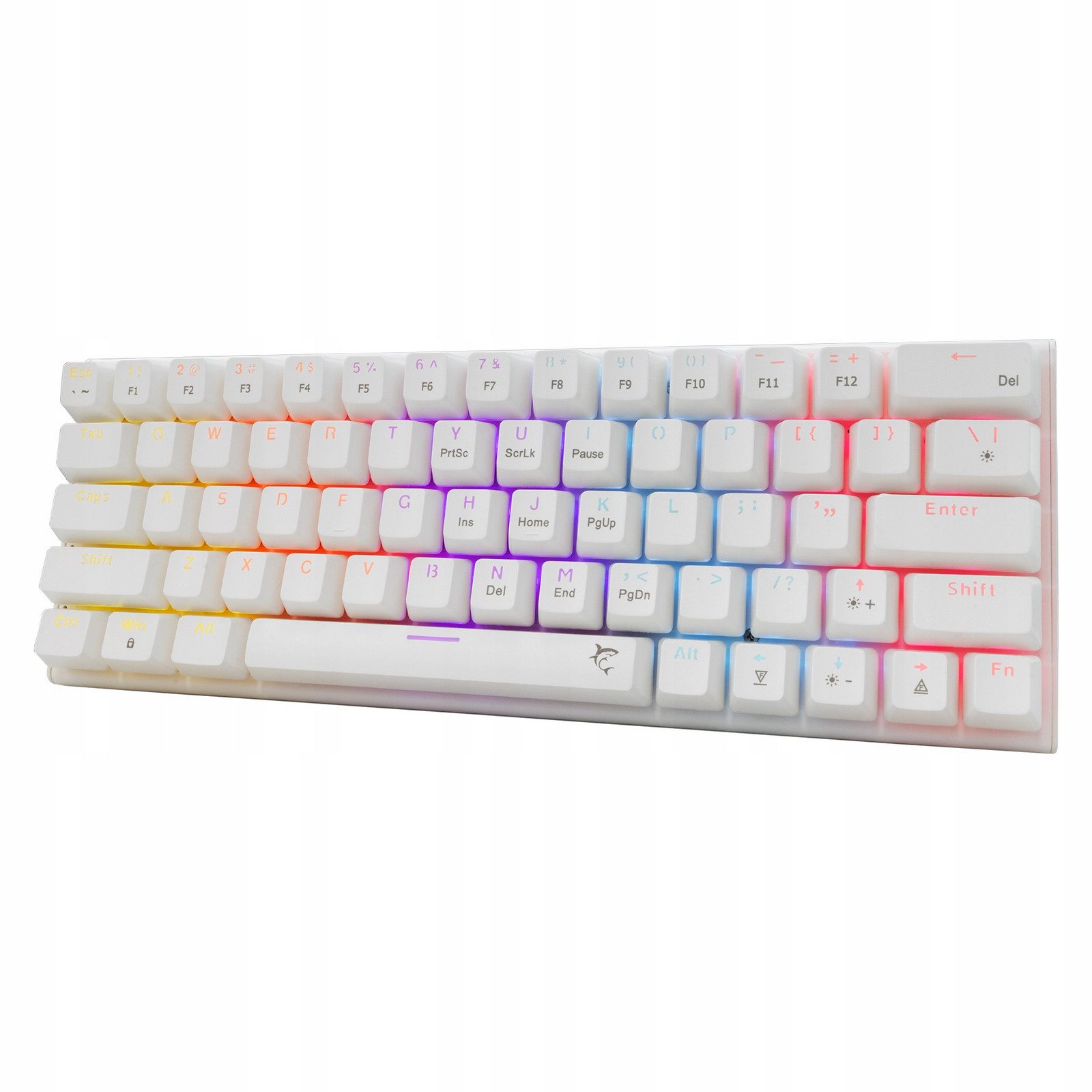 Mechanická klávesnice White Shark Wakizashi 2! Red Switch Bílá Rgb