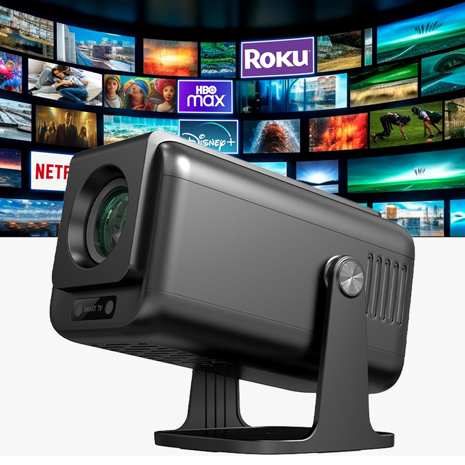 Projektor HY320 Pro 4K Přenosný ANDROID13 Led 1080P Wifi Smart Tv