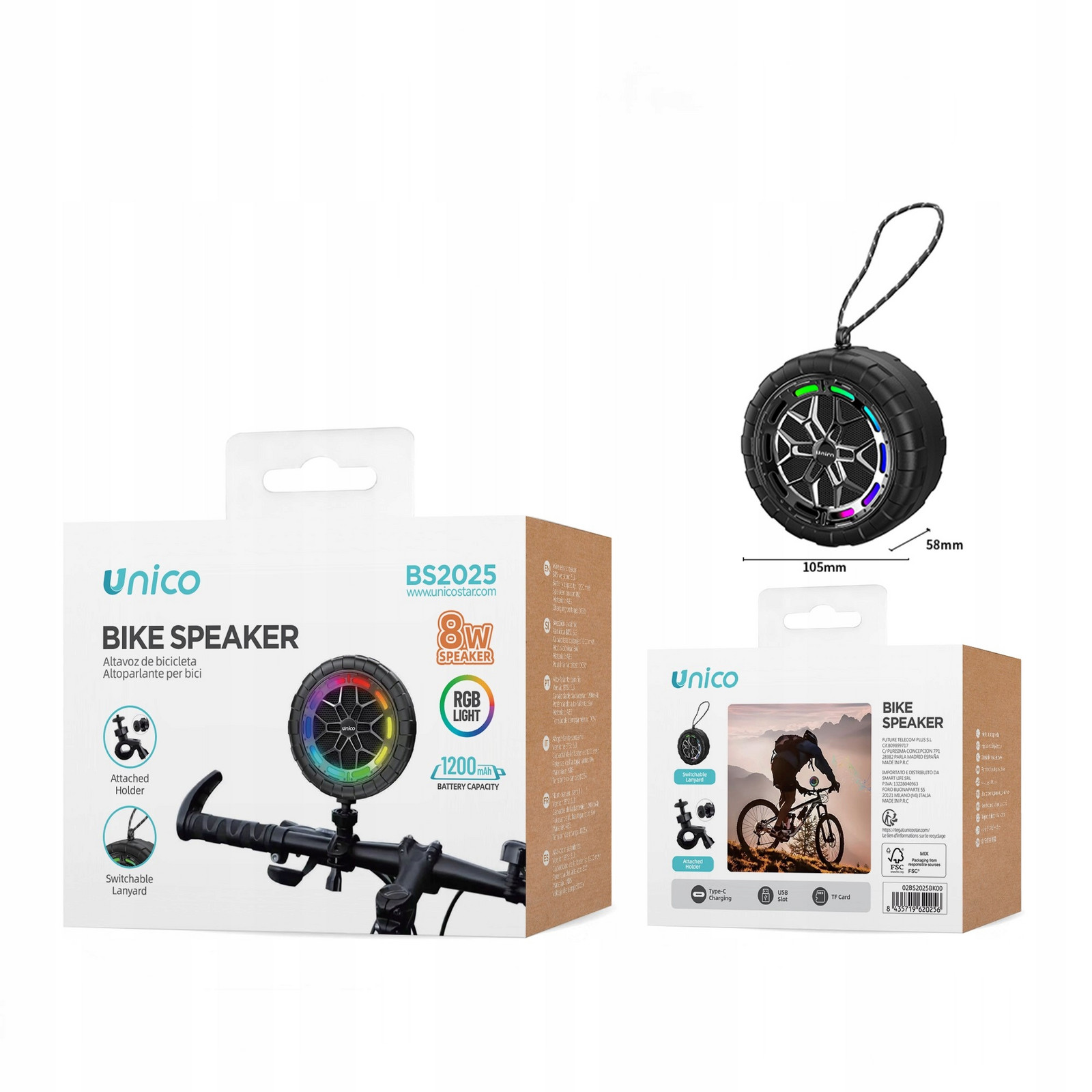 Bluetooth Bezdrátový Reproduktor S Držákem Na Kolo Bike Speaker