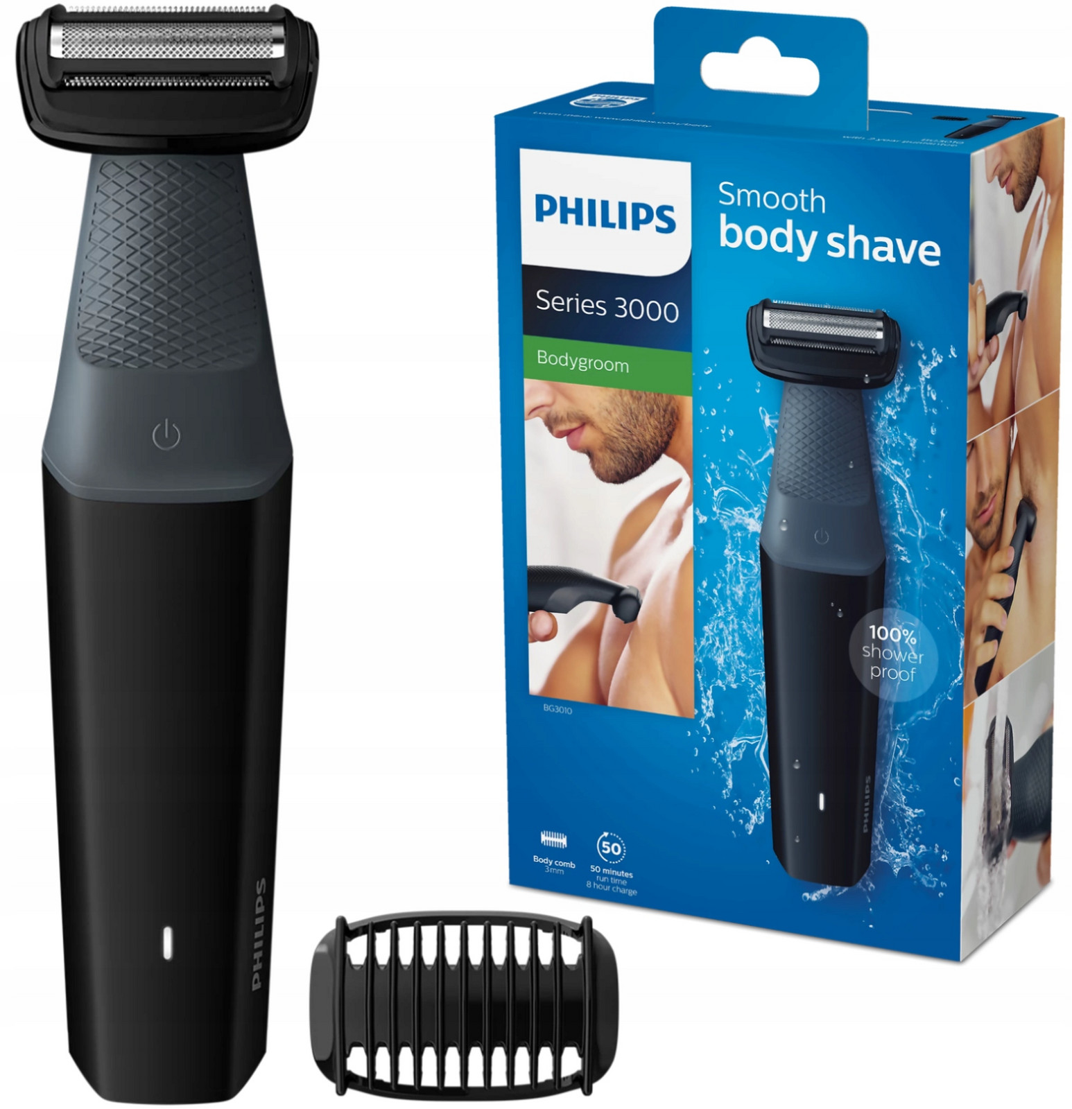 Holicí Strojek Philips Bodygroom Holicí Strojek Pro Holení Těla Zastřihovač Sada Nástavců