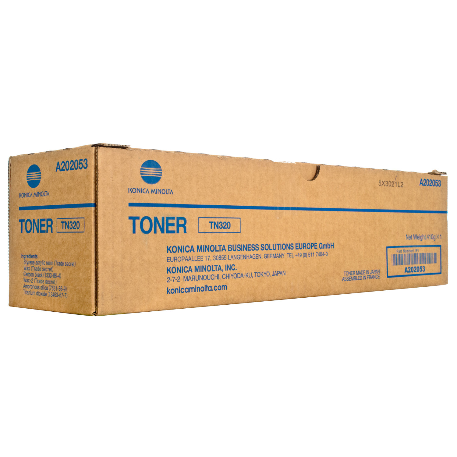 Toner Konica Minolta TN-320 A202053 K Originál Bizhub 36
