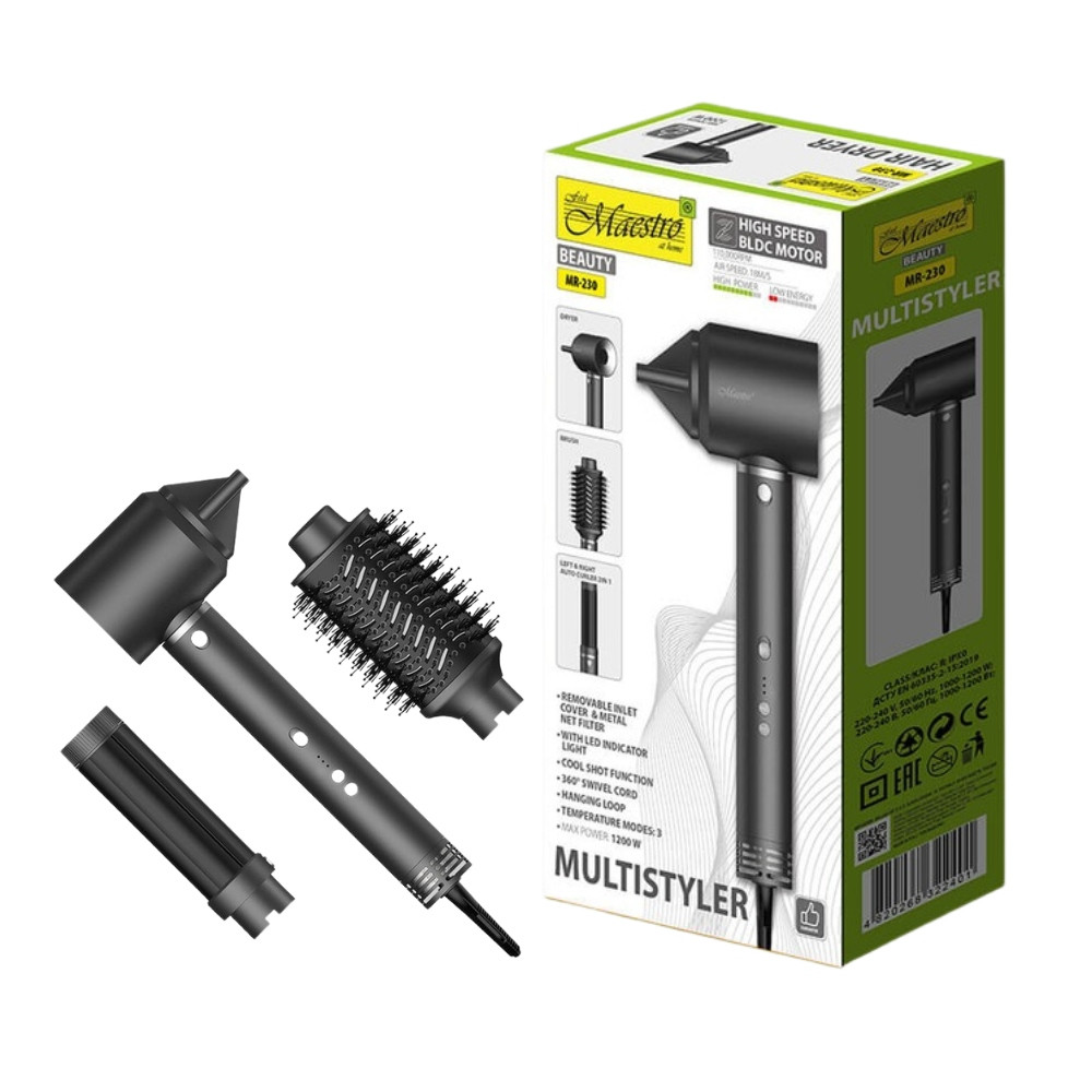 Multistyler pro péči o vlasy 3v1 Maestro MR-230