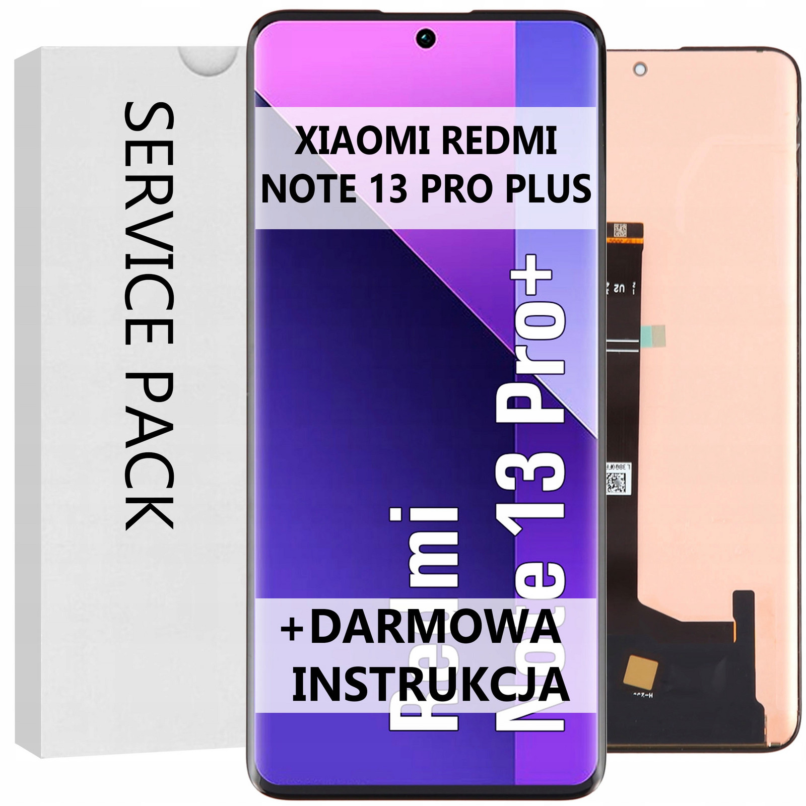 Servisní Balíček Displej Pro Xiaomi Redmi Note 13 Pro Plus Návod Zdarma
