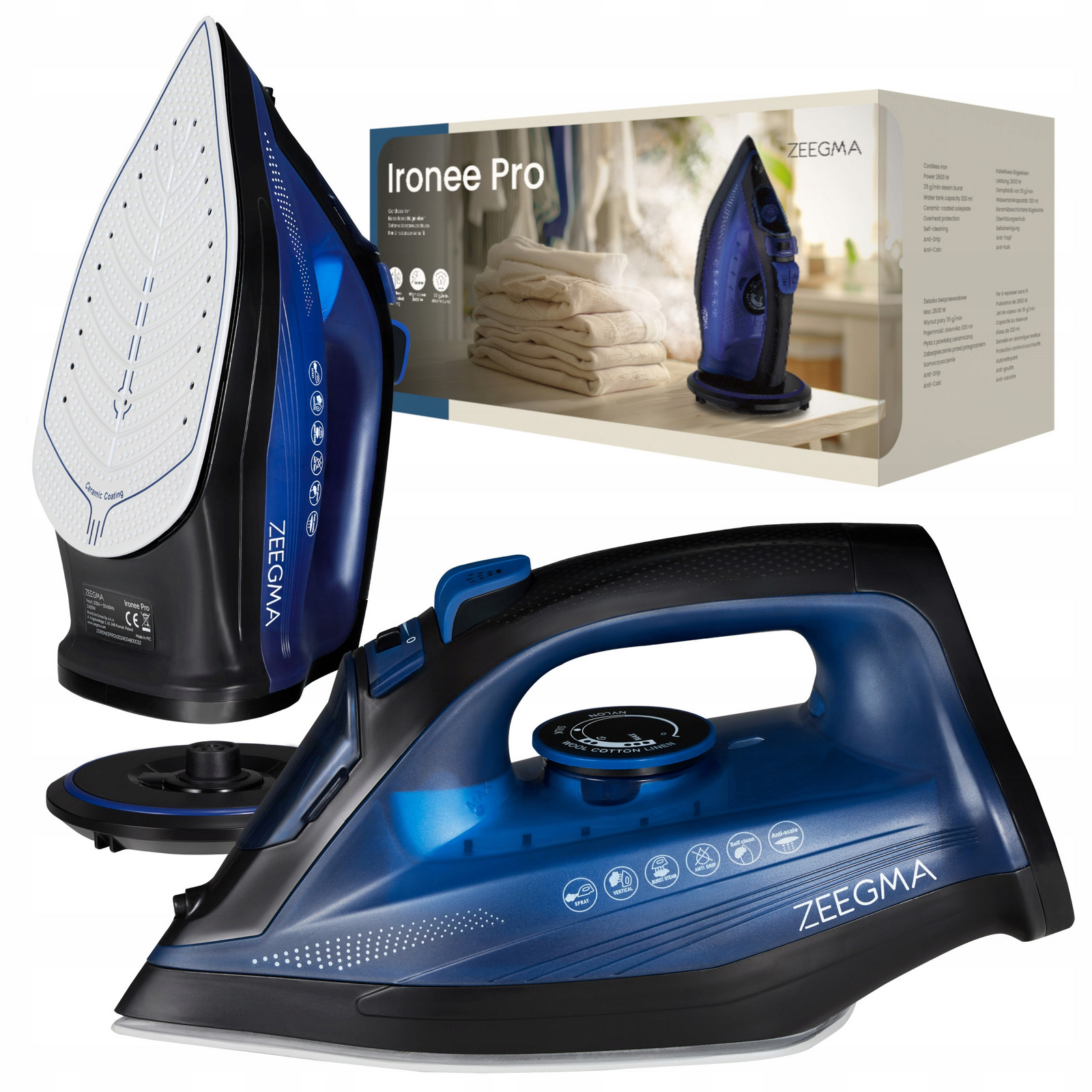 Žehlička 2600 W S Vysokým Výkonem Anti-drip