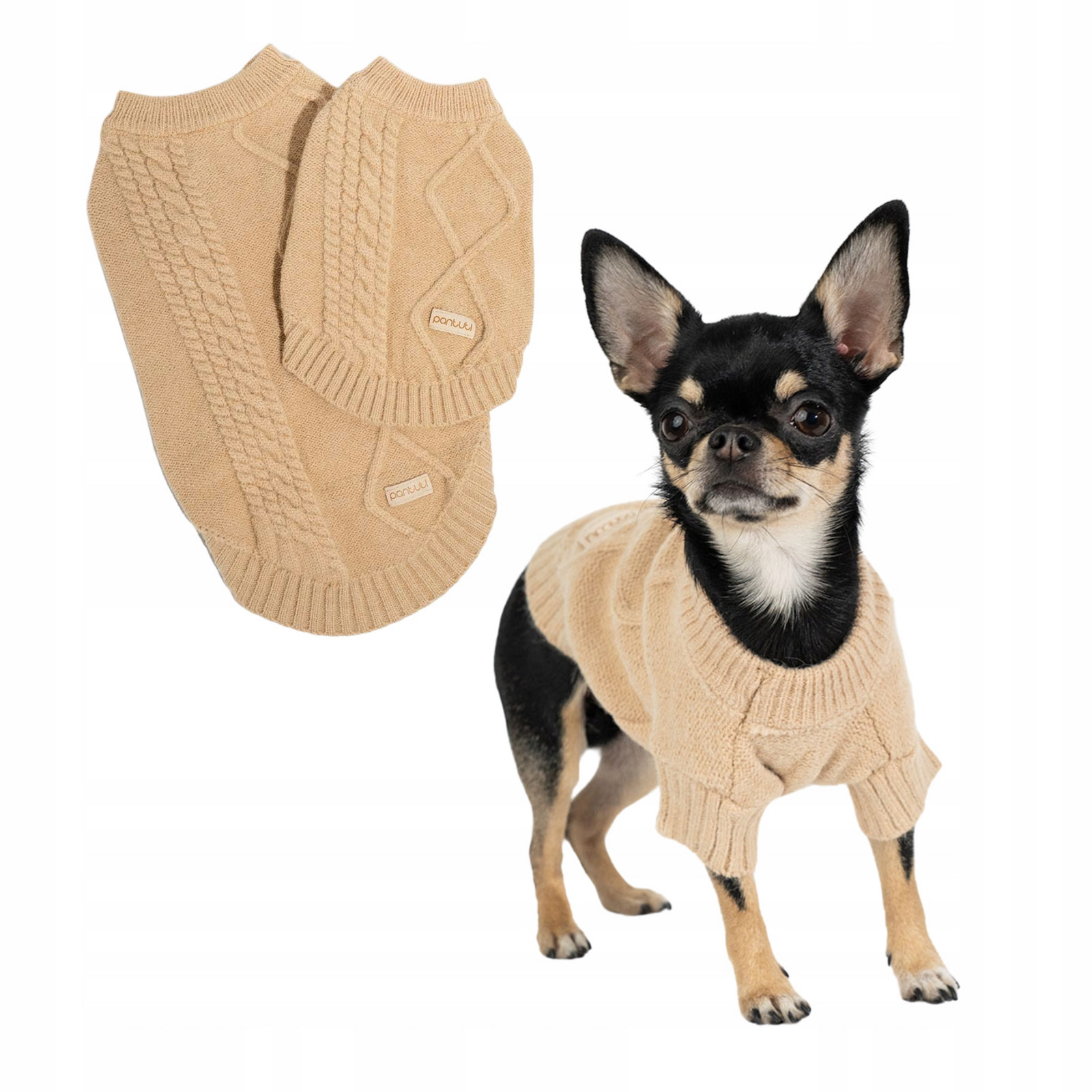 Teplý elastický svetr pro psa Janis M