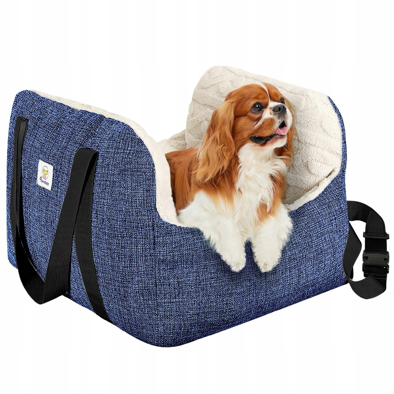 Pawaboo Autosedačka pro psy Booster pro malé psy Modrá