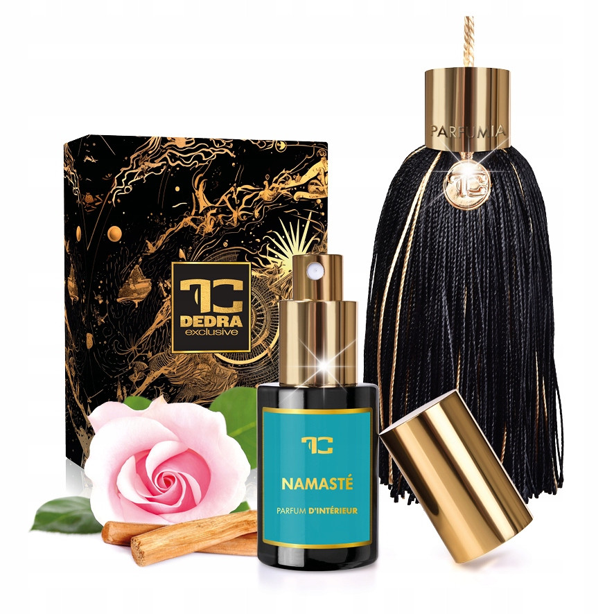 Pompon luxusní vonný střapec s bytovým parfémem Namasté