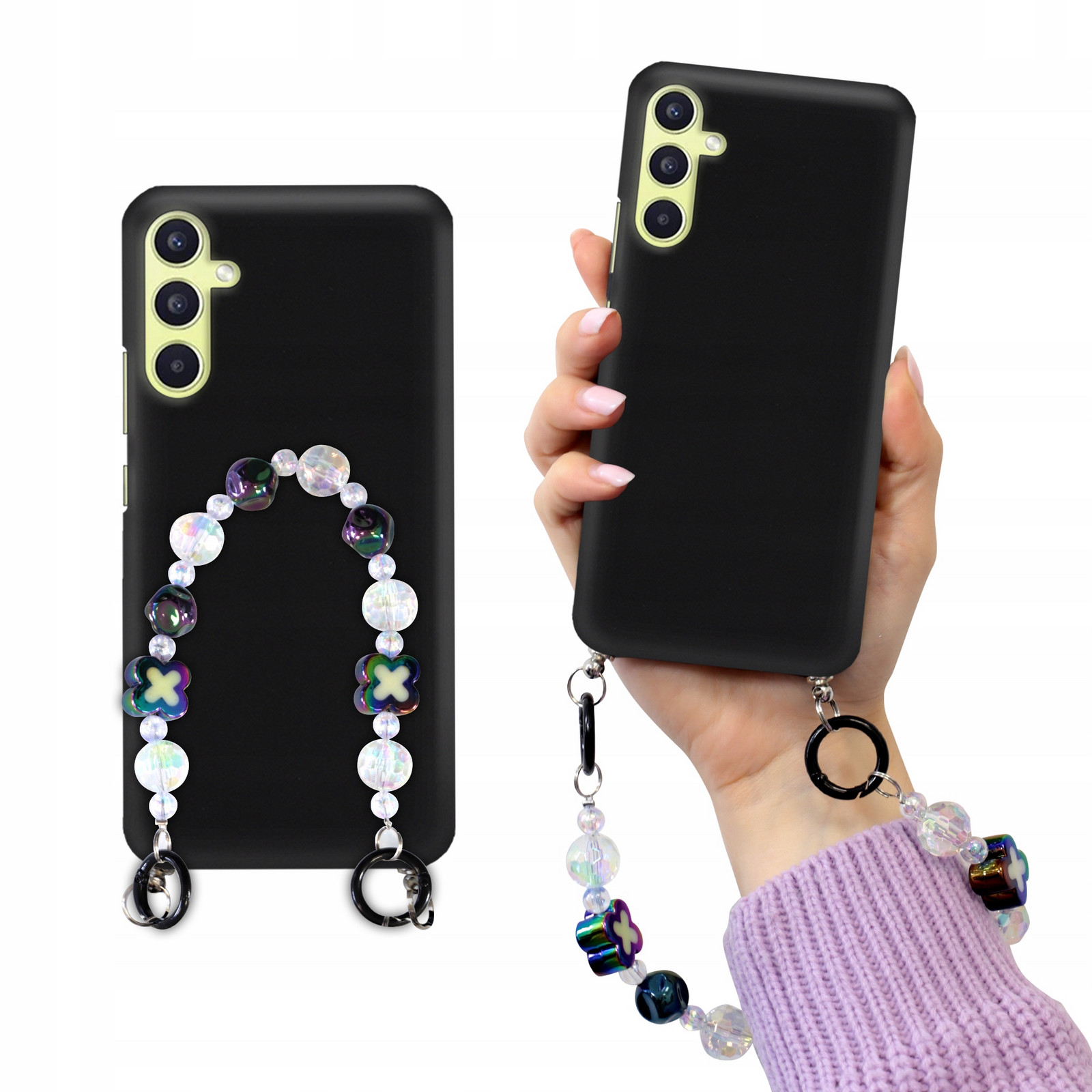 Pouzdro Matné Black Pro Samsung A34 5G Korále Holo