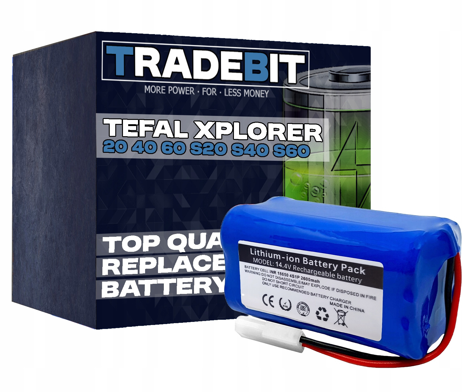 Baterie Akumulátor pro vysavač Tefal Xplorer Serie 20 40 60 S20 S40 S60