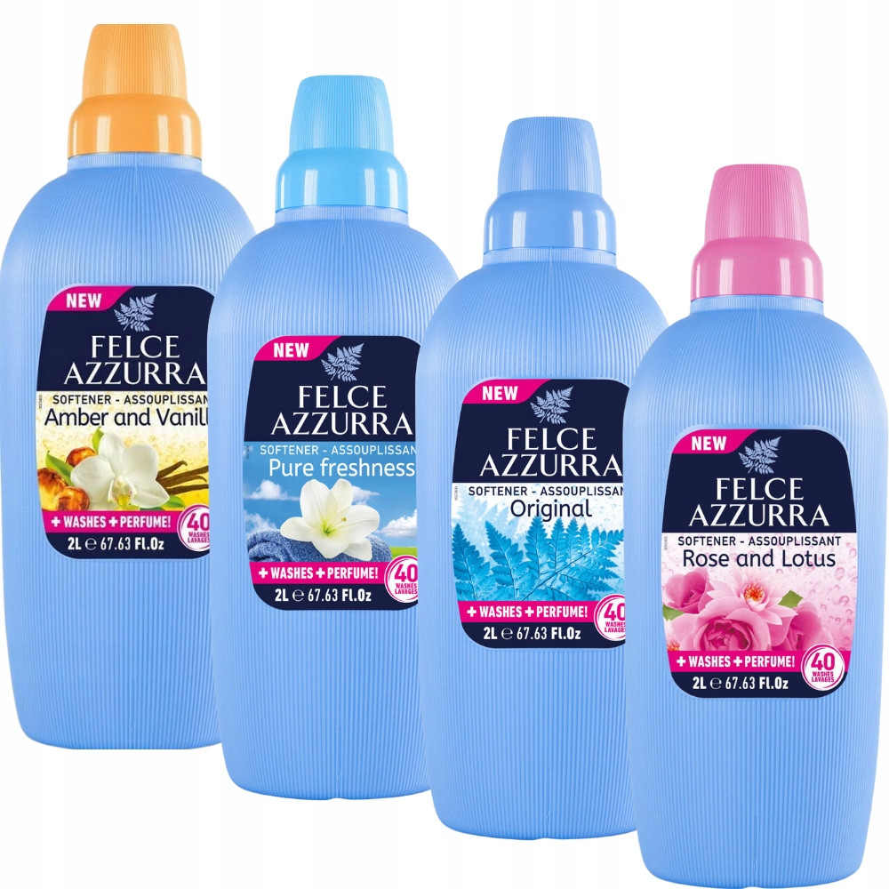 Felce Azzurra Sada italských oplachovacích přípravků 4x2 l