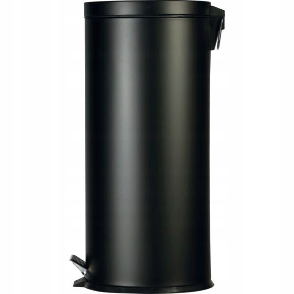 Kovový pedálový odpadkový koš 30 l, černý