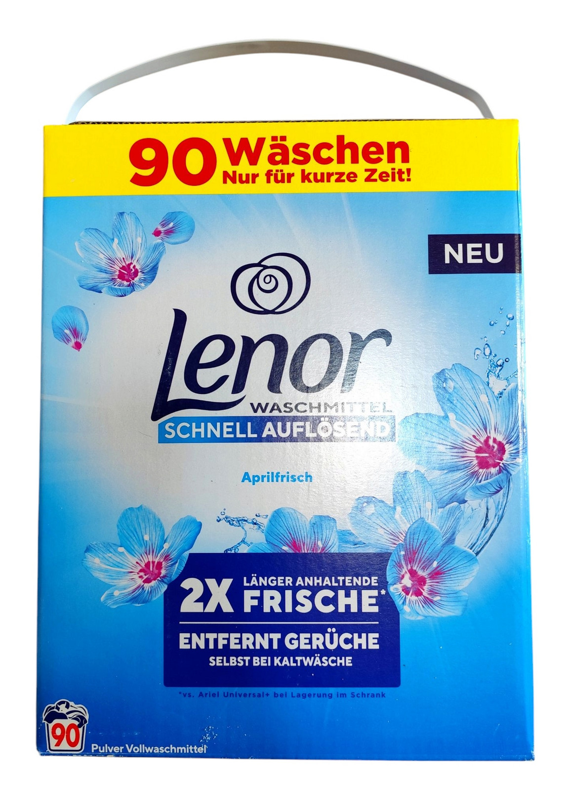 Lenor Waschmittel 90 praní Prášek na bílé prádlo 4,95 kg Univerzální