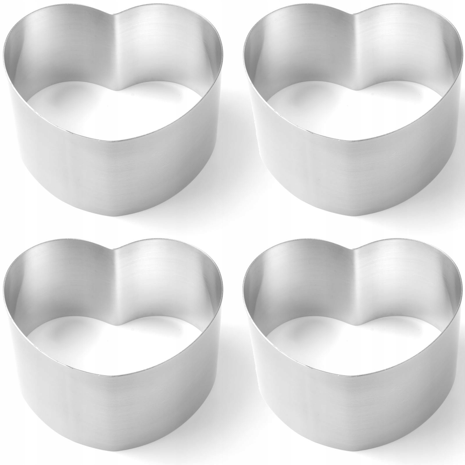 Forma cukrářský na dort Srdce Set 4ks Hendi 512456