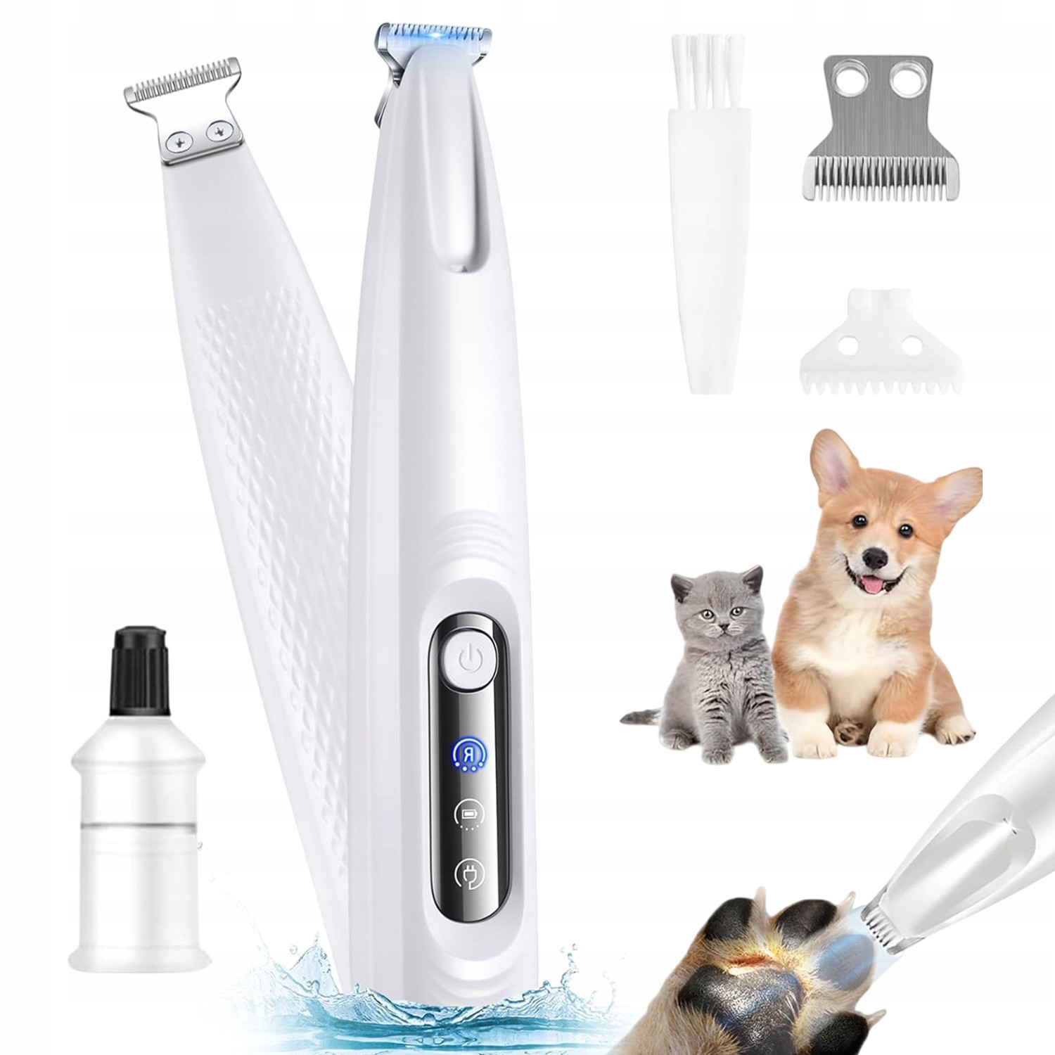 Multifunkční Tichý Zastřihovač Pro Tlapky Zvířat, Profesionální Stříhání Psů