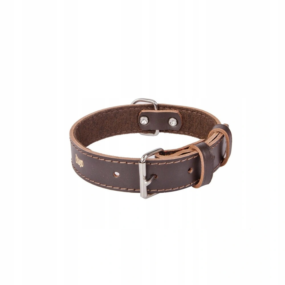 Dingo Obojek Pro Psa Podšitý Plstí 3,0X55 Hnědý