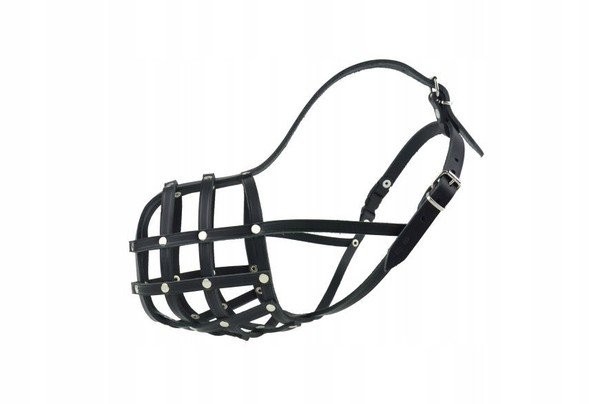 Kožený náhubek pro psa Champion Sznaucer S0