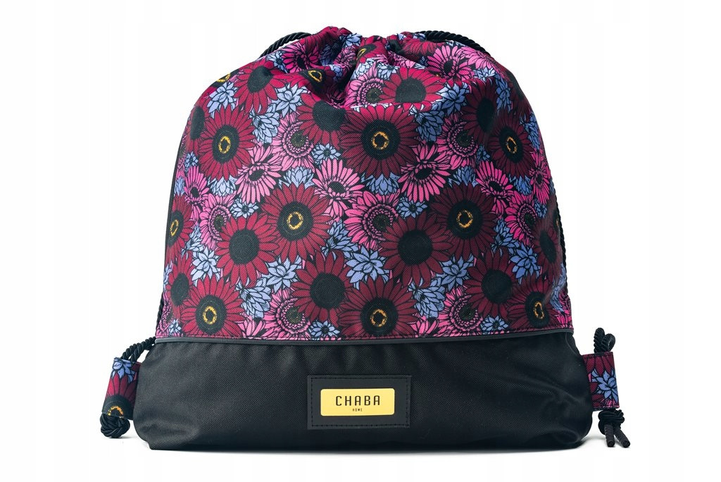 Batoh s vakem Květiny – lehký batoh do posilovny, na výlety a procházky se psem