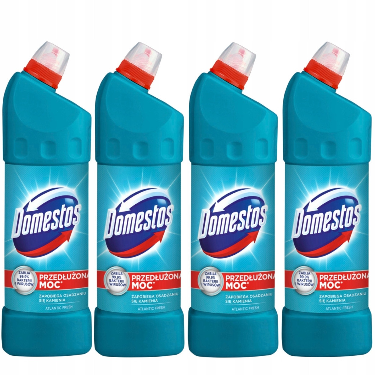 Domestos Gel na toaletu Atlantic Fresh 1L x4