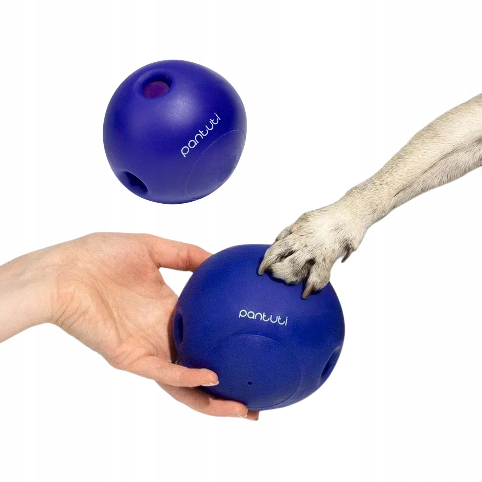 Odolný chichotající se míček pro psy Neptun 8,8 cm