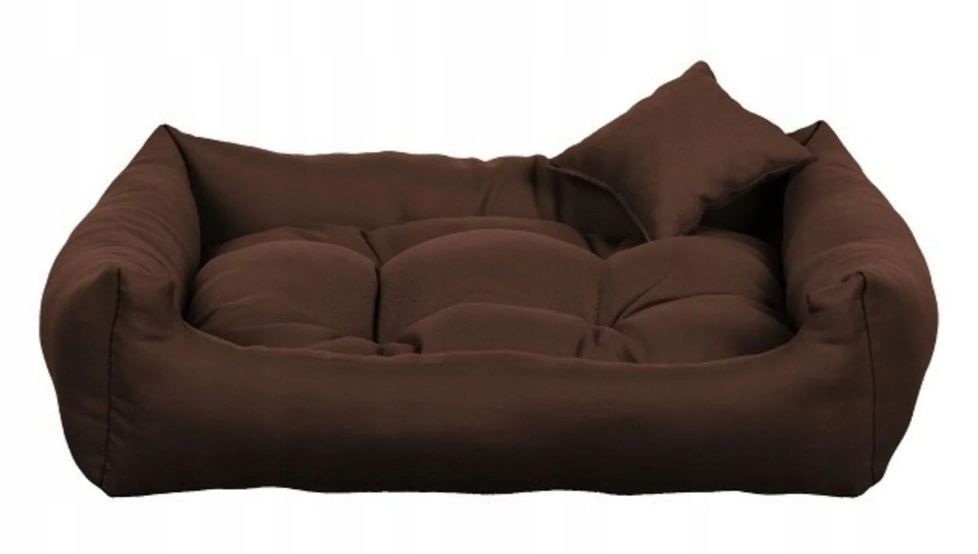 Boho obdélníkový pelech pro psa, hnědý 65 cm x 55 cm