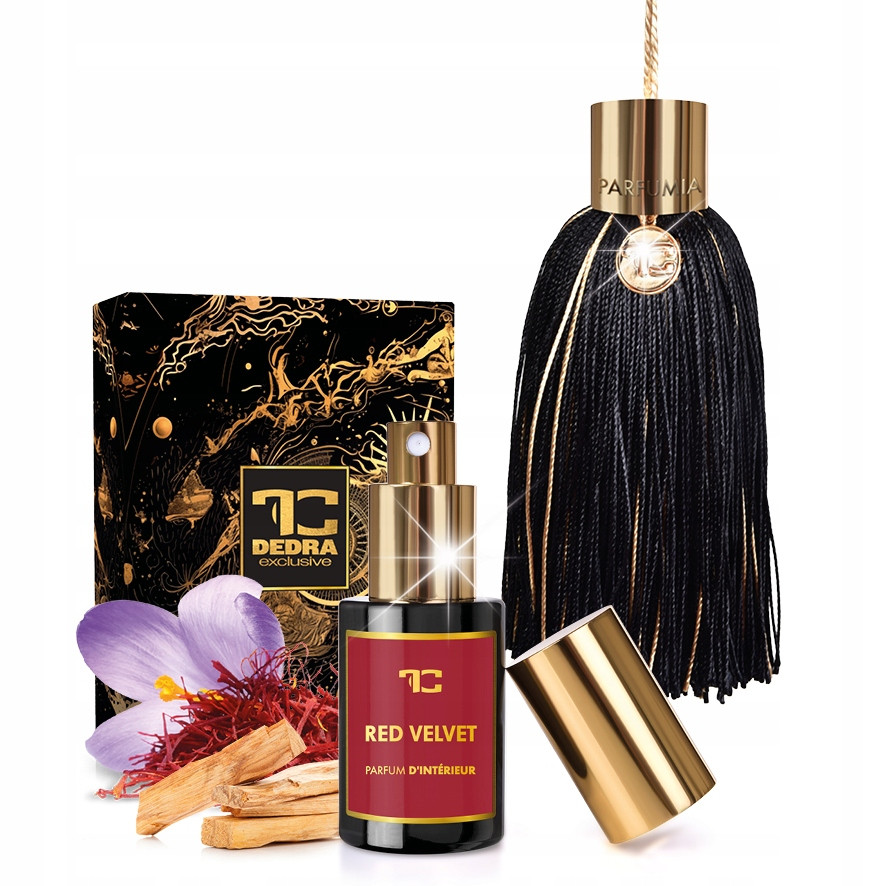 Pompon luxusní vonný střapec s bytovým parfémem Red Velvet