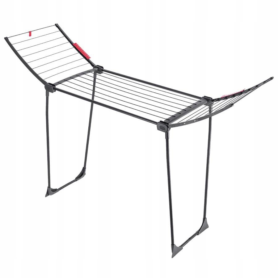 Sušák na prádlo Happy Queen, 175 x 120 cm, černý, skládací